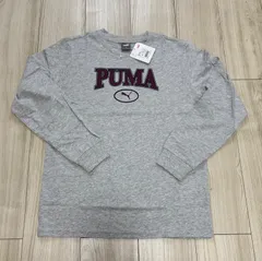 プーマロンT160SQUAD LS Tシャツ新品杢グレー
