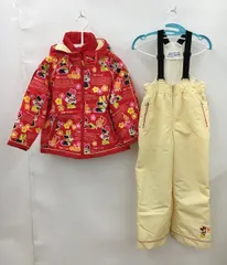 ディズニー スノーファンミッキー DISNEY SNOW FUN MICKEY! スキーウェア 上下セット 130 キッズ ジュニア 2601WR160