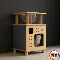 ▽【未使用／未開封】クリアボウルキャットタワー キャットタワー 猫の家 キャットハウス SSP