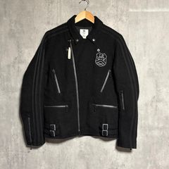 アディダスxネイバーフッドOBYOハリスツイード ライダースジャケット