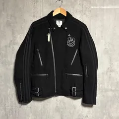 【極希少】adidas× NEIGHBORHOOD(アディダス×ネイバーフッド) ハリスツイード ライダース ジャケット コラボ ウール チェック 裏キルティング  3本ライン 別注 ダブルネーム ストリート モード 完売品 ヴィンテージ 古着 00s