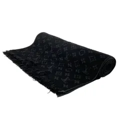 LOUIS VUITTON(ルイヴィトン) マフラー エシャルプモノグラムクラシック M70520 ノワール ウール
