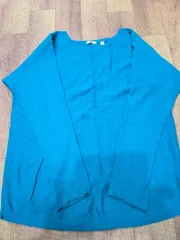 UNIQLO ユニクロ カシミア100 タートルネックニット ブルー