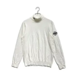 未使用品 メンズ パーリーゲイツ PEARLY GATES セーター 4(M) 白系 ホワイト 長袖 タートルネック ニット