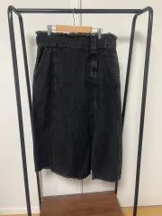 ブラック デニム 全 スカート 5559