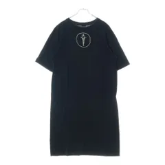 NUMBER (N)INE (ナンバーナイン) 本人期 フロントプリント 半袖Tシャツ ロング丈 ブラック