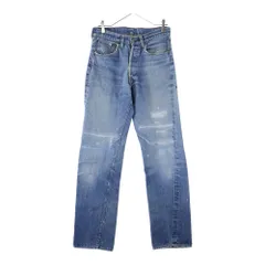 Levi's (リーバイス) 60-70s VINTAGE 501 BIG E 両面タブ 足長R ボタンフライデニムパンツ インディゴ