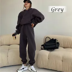 セットアップ スウェット ルームウェア パーカー パンツ 裏起毛