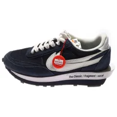 NIKE (ナイキ) ×Sacai ×FRAGMENT DESIGN LD WAFFLE サカイ フラグメントデザイン ローカットスニーカー ネイビー US9/27cm DH2684-400