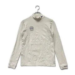 中古 レディース パーリーゲイツ PEARLY GATES 長袖シャツ 1(M) 白 ホワイト ハイネック  ジャガード