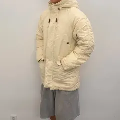 POLO RALPH LAUREN アイボリー ダウン マウンテンパーカー