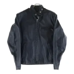 SCHOTT (ショット) 641 single riders jacket zip up シングル ライダース ジャケット ジップ アップ レザー ボアライナー付き ブラック