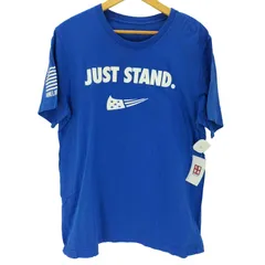 ユーズドフルギ USED古着 JUST STAND ロゴ プリント Tシャツ メンズ import：XL 