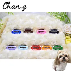 パールラインハートピン　/犬　犬用ヘアピン　ヘアピン　コームピン　ヘアアクセサリー　ヘアクリップ　トリミング　ドッグピン　トップノット　ベビー　キッズ　Chan.g. チャンジー