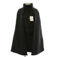 グレイル GRL ベルト付きハイネックケープスコート アウター M グレー /YM