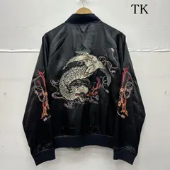 ティーケー 龍 刺繍 サテン リバーシブル スカジャン メンズ 3 ISItems【USED】【古着】【中古】50152592のサムネイル