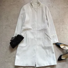 【タグ付き】トゥモローランド DES PRES  スタンドカラーロングコート シルク混  セレモニー フォーマル 卒業式 入学式