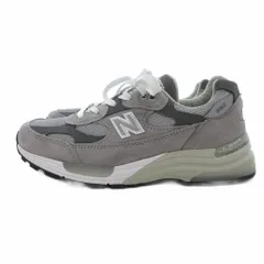 ニューバランス NEW BALANCE U992GY Made in USA 992 Core スニーカー シューズ 24.5cm グレー /UO