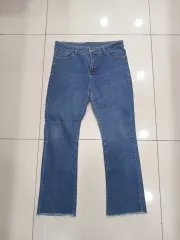 約ブーツカット 裾オール 풀림 デニム 中古 ヴィンテージ