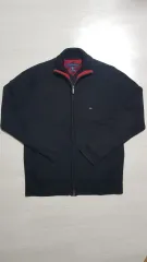 トミーヒルフィガー ジップアップニット