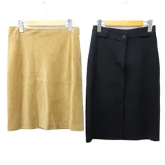 ラルフローレン RALPH LAUREN SPORT ブラックレーベル コーデュロイスカート ラップスカート 2点セット まとめ 11/4 ブラウン ブラック 系 IBO79 1005