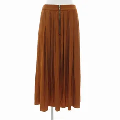 ジャーナルスタンダードレサージュ journal standard L'essage ギャザースカート フレア マキシ ロング 38 オレンジ /UO