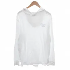 ディーゼル DIESEL ロンT カットソー 白 ホワイト フード付き 長袖 93243 /HW ■GY61