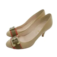ダイアナ DIANA パンプス 靴 シューズ 23 ベージュ バックルデザイン ヒール /NU ■GY12