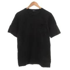 アイテムズ アーバンリサーチ ITEMS URBANRESEARCH Tシャツ 半袖 胸ポケット L 黒 ブラック /JS ■GY12