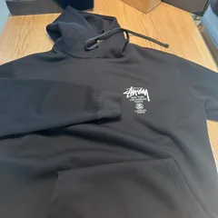 ストゥーシー スウェットシャツ STUSSYパーカー ベーシックモデルロゴ付きプルオーバーアメリカンレトロ 男女兼用