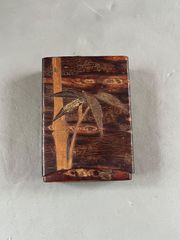 文箱 箱根寄木細工 硯箱 伝統工芸品 小物入れ - メルカリ
