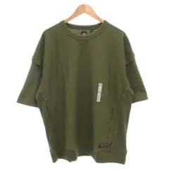 ジーユー GU アンダーカバー UNDERCOVER コラボ タグ付き スウェT 5分袖 XL クルーネック オリーブ 341-357104 /GV