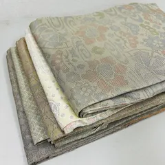 大島紬 着物 正絹 5着 着物まとめ売り リメイク材料 m-937