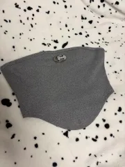 GUESS ゲス チューブトップ グレー (新品)