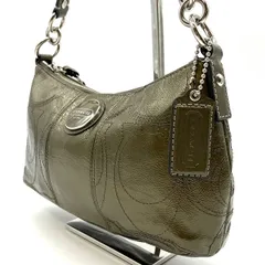 【良品】 coach y2k patentleather shoulderbag accessoryporch ladies unisex コーチ アクセサリーポーチ