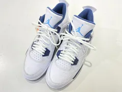 [七重浜80-2-080204nh] NIKE 314254-107 AIR JORDAN 4 RETRO COLUMBIA ナイキ エアジョーダン4 コロンビア スニーカー 31.5cm [中古] [メンズ]
