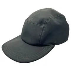PRADA(プラダ) 00's Logo front pocket jet cap ロゴ フロント ポケット ジェット キャップ L ブラック Y2K テック 帽子のサムネイル
