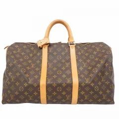 【6ba0461】ルイヴィトン ボストンバッグ モノグラム キーポル50 M41426 ブラウン【中古】メンズ レディース ユニセックス