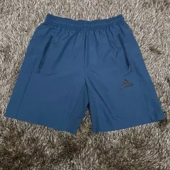 アディダス adidas ネイビーブルー エアロレディ トレーナー ハーフパンツ M