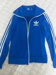 青色 adidas ジャージ ヴィンテージ