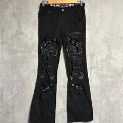 madpunks マッドパンクス ボンテージパンツ　パンク　フレア mad punk ボンテージパンツ フレアパンツ - メルカリ
