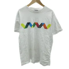ピーエスポールスミス PS Paul Smith Tシャツ カットソー M 白 ホワイト 半袖 ラウンドネック プリント /YS40 ■GY58