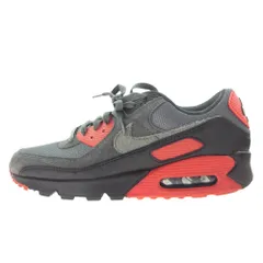 NIKE ナイキ DM0029-007 Air Max 90 Black Iron Grey Fire Red エアマックス90  ブラック アイアングレー ファイヤーレッド スニーカー グレー系 27cm【中古】