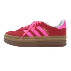 adidas アディダス IH7496 Women's Gazelle Bold College Red ウィメンズ ガゼルボールド カレッジレッド スニーカー 25cm【中古】