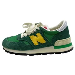 NEW BALANCE ニューバランス M990GG1 990V1 スエード ローカット スニーカー グリーン系 27cm【中古】