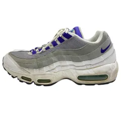 NIKE ナイキ 2015年製 554970-151 Air Max 95 Original White Court Purple Emerald Green Wolf Grey エアマックス95 OG ホワイト コートパープル グレープグラデ【中古】