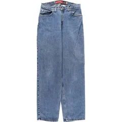 古着 90年代 リーバイス Levi's SILVER TAB シルバータブ LOOSE ルーズ テーパードデニムパンツ USA製 レディースXL(w31)相当/evb033523