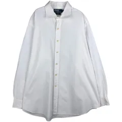 古着 ラルフローレン Ralph Lauren POLO by Ralph Lauren REGENT COSTOM FIT 長袖 コットンシャツ メンズXXL相当/eaa610123