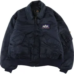 古着 民間品 アルファ ALPHA CWU-45/Pタイプ 中綿入り ミリタリー フライトジャケット メンズXL相当/eaa612726