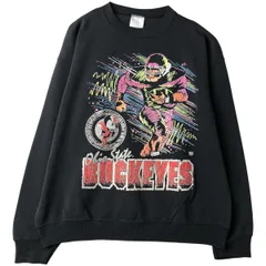 古着 Tultex プリントスウェットシャツ トレーナー メンズXL相当 ヴィンテージ/eaa612703